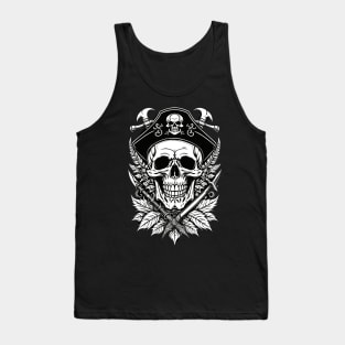 Skull pirate ink Tank Top